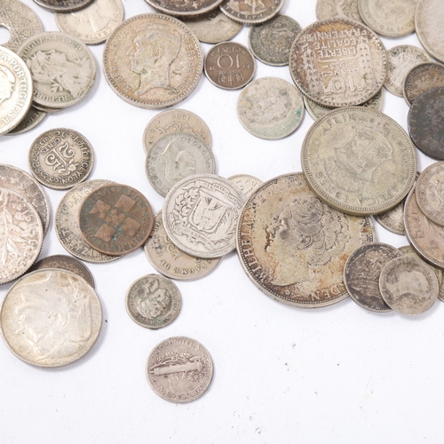 119 - A collection of 19th/20th century foreign silver coins