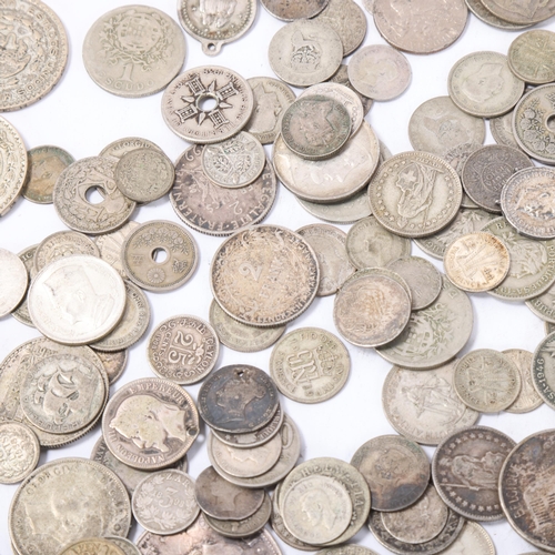 119 - A collection of 19th/20th century foreign silver coins