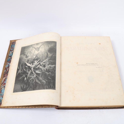 137 - An early 20th century volume Milton's Paradise Lost illustrated by Gustave Dore, published by Cassel... 