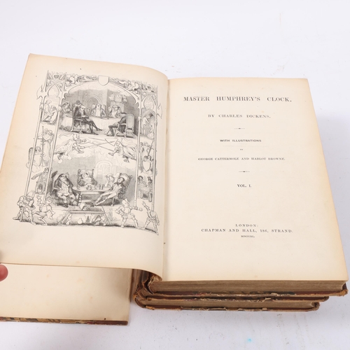 138 - Charles Dickens, Master Humphrey`s Clock, published by Chapman & Hall, 1840-1841, first edition in b... 