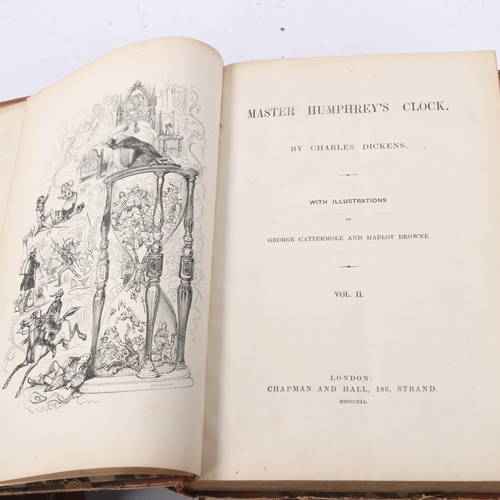 138 - Charles Dickens, Master Humphrey`s Clock, published by Chapman & Hall, 1840-1841, first edition in b... 