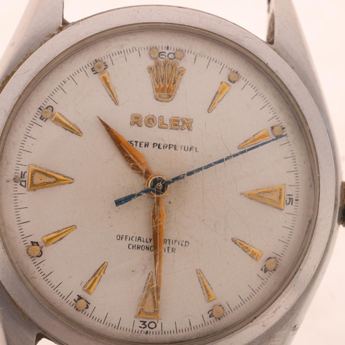 1007 - ROLEX - a Vintage stainless steel Oyster Perpetual 