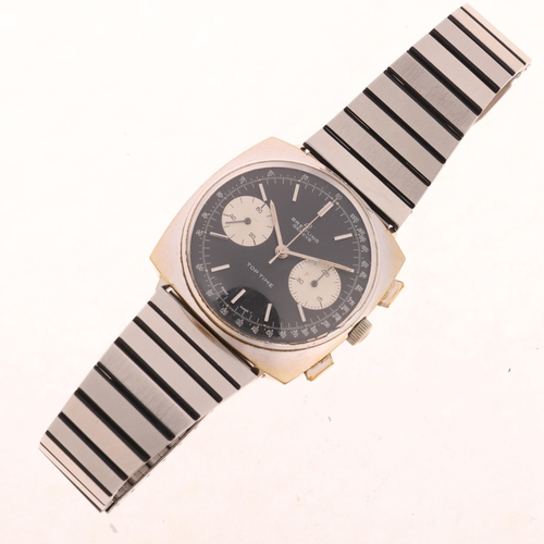 1009 - BREITLING - a Vintage stainless steel Top Time mechanical chronograph bracelet watch, ref. 2006, cir... 