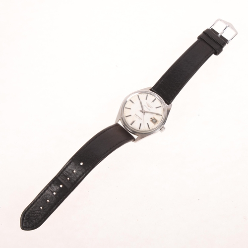 1015 - LONGINES - a stainless steel Admiral automatic calendar wristwatch, ref. 8181-2, circa 1967, brushed... 