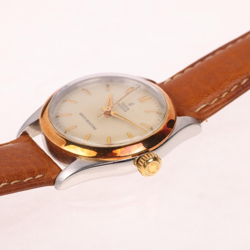 1031 - TUDOR - a Vintage bi-metal Oyster mechanical wristwatch, ref. 7816, circa 1950s, silvered dial with ... 