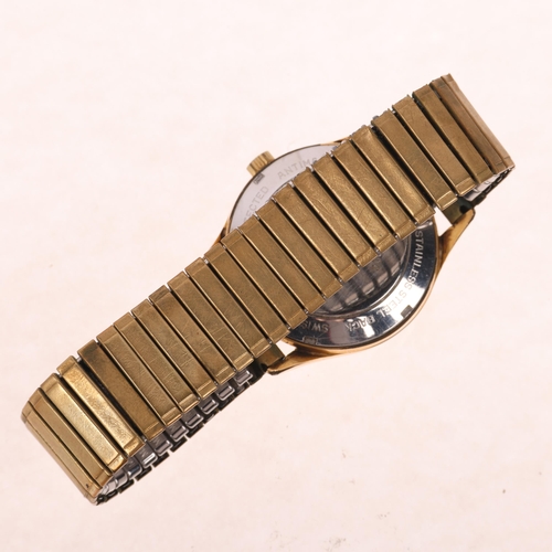 1043 - WORCESTER K - a Vintage gold plated stainless steel automatic calendar bracelet watch, ref. 5002AB, ... 