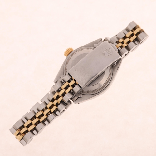 1057 - ROLEX -  a lady's bi-metal Oyster Perpetual Date automatic bracelet watch, ref. 6917, circa 1978, si... 