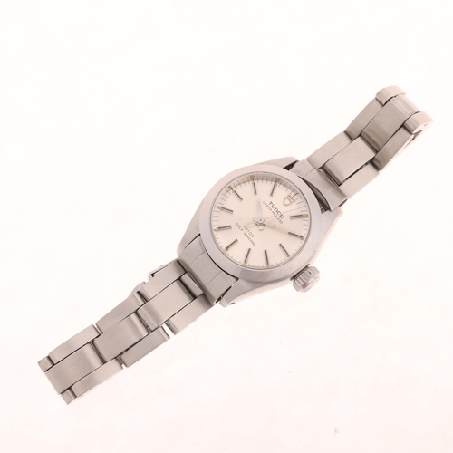 1069 - TUDOR - a lady's stainless steel Oyster Princess automatic bracelet watch, ref. 92100, circa 1984, s... 