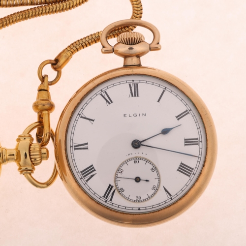 1108 - 2 pocket watches, comprising Elgin and Sekonda Classique (2)