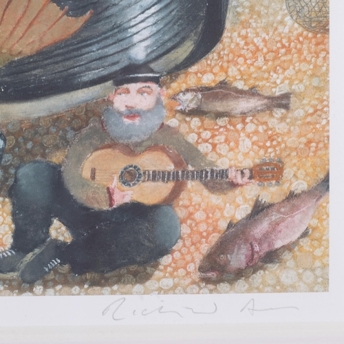 416 - Richard Adams (British b.1960) 'Tub Dance' limited edition litho print, no. 1 of 25, signed in penci... 