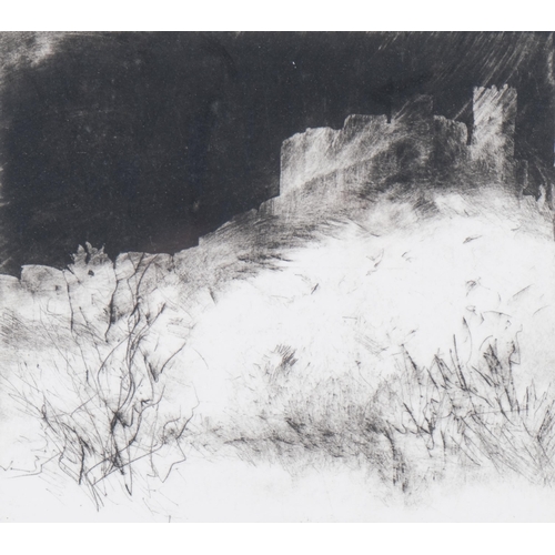 528 - M. St. George, Castelo Mertola, limited edition litho, 13/16, signed and dated 2001 in pencil, 19cm ... 