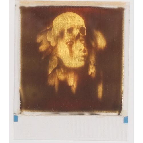 649 - Andrew Millar, 2 gold leaf photographic images, signed in pencil, from an edition of 50 copies, fram... 