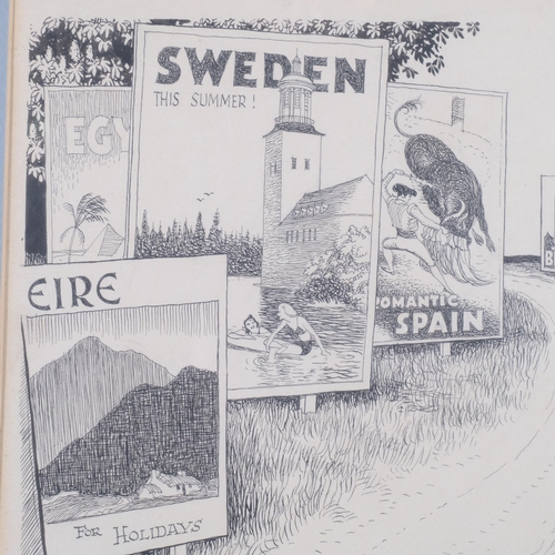 708 - Leslie Gilbert Illingworth (1902 - 1979), In Search Of A Home, and Come To Poor Little Britain, orig... 