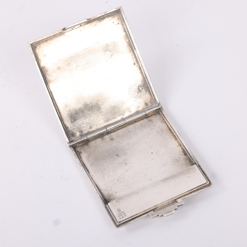 1788 - GEORG JENSEN - an Art Deco Danish sterling silver matchbook/Vesta case, circa 1933 - 1944, model no.... 