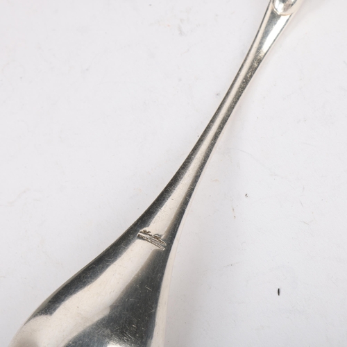 1869 - HANS HANSEN - a Danish modernist sterling silver sauce ladle, 17.5cm, 2.2oz