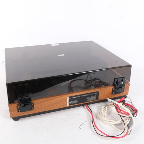 249 - A Linn Sondek LP12 transcription turntable, serial no. 20663, designed and manufactured by Linn Prod... 