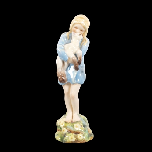 687 - Royal Worcester figure, Spring, modelled by F G Doughty, height 22cm