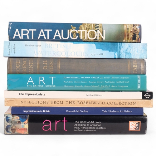 100 - A quantity of Art books, including The Great Age of British Watercolours, Royal Academy of Arts, Lon... 