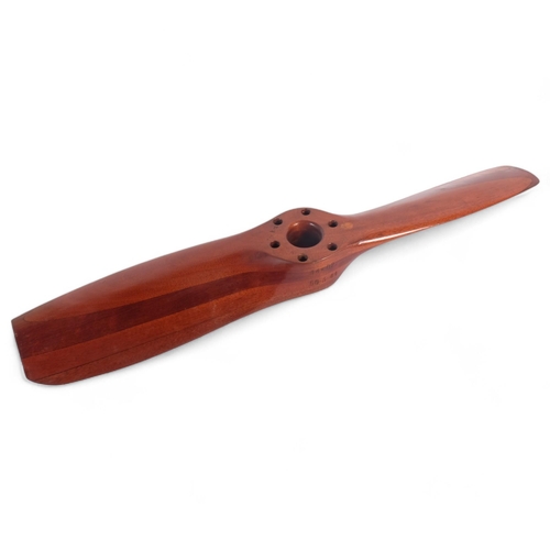 3 - A teak propeller, impressed 14L02, 50.3 41, MP, 1087, L97cm