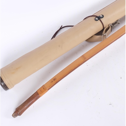 79 - A Japanese bamboo longbow, L214cm, together with a selection of arrows