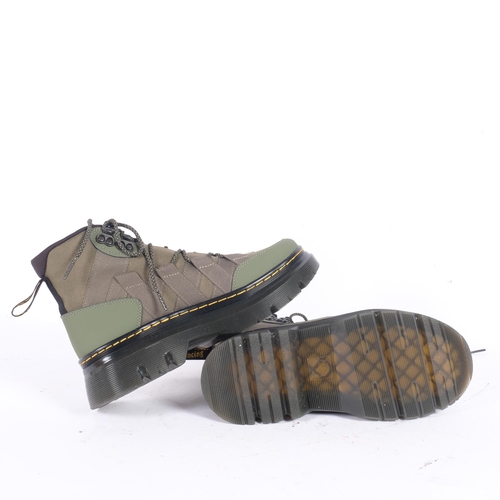 88 - A pair of Dr Martin green canvas boots 