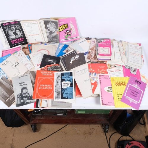 105 - A box containing over 300 Vintage theatre programmes