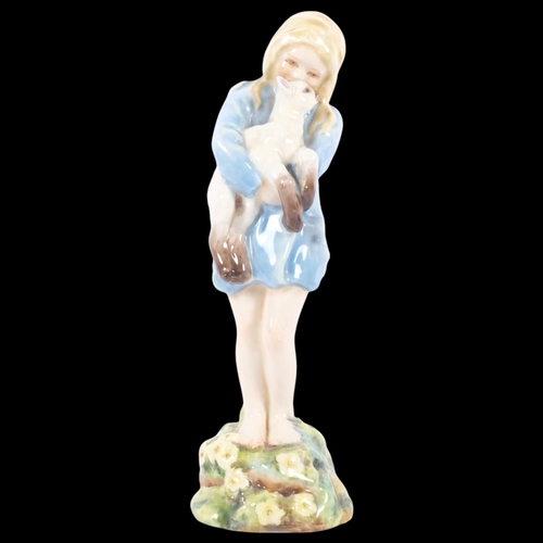 687 - Royal Worcester figure, Spring, modelled by F G Doughty, height 22cm