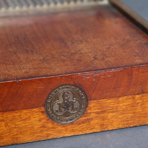 3068 - An antique apothecary pill roller, by Mawson, Son & Son's, with makers label, accompanied by a terra... 