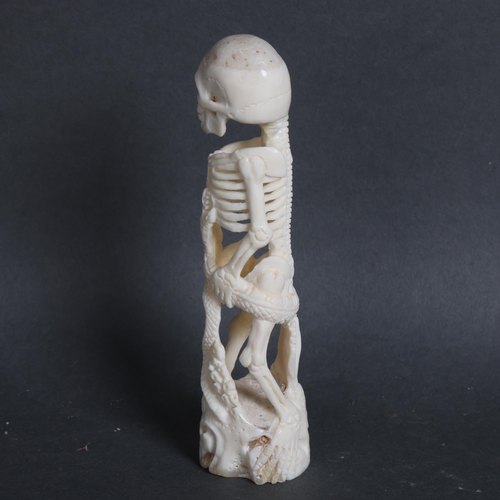 3141 - Curiosity / Macabre: Hand-carved Water Buffalo Bone Skeleton
An interesting carving of a stood skele... 