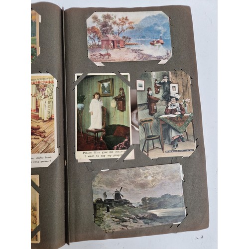 103 - 3 albums containing over 1000 Vintage postcards