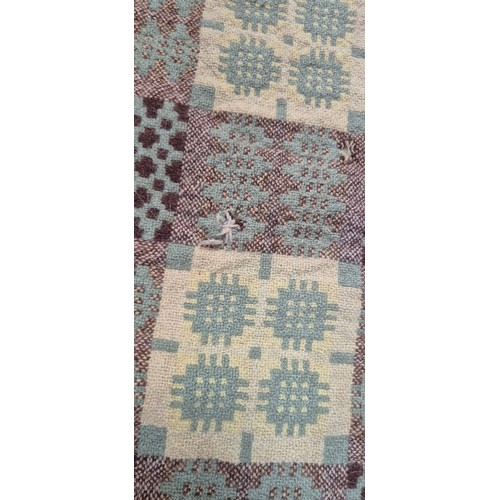 657 - 2 Welsh wool blankets, 173cm x 71cm (A/F)