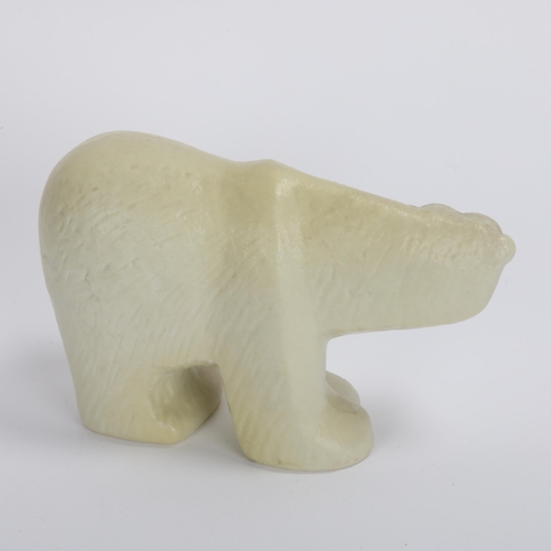 136 - LISA LARSON for Gustavsberg, a Baby Polar bear, designed 1978, stamped LILLSKANSEN LISA L. Named aft... 