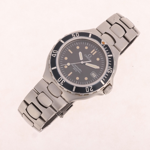 1009 - OMEGA - a stainless steel Seamaster Professional 200M 'Pre-Bond' quartz calendar bracelet watch, ref... 