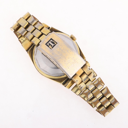 1020 - TISSOT - a gold plated stainless steel PR516 automatic calendar bracelet watch, ref. 46672-2X, circa... 