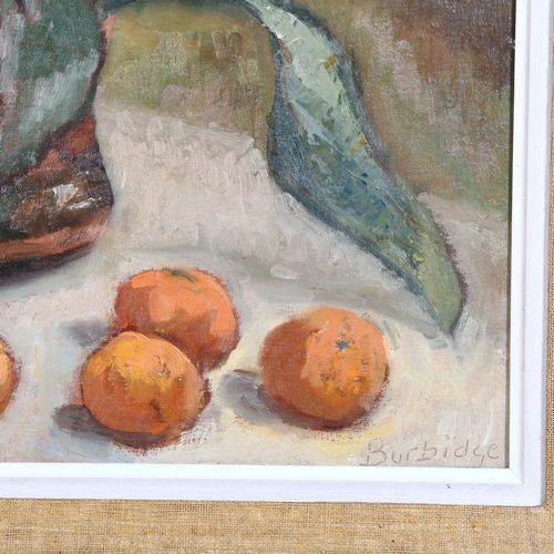 236 - Burbidge, still life study, oil on board, 40cm x 50cm, framed