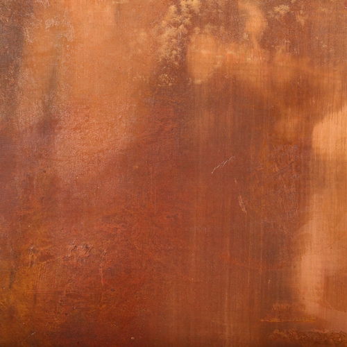 252 - Daisy Cook, Red Earth, oil on canvas, 91cm x 91cm, unframed