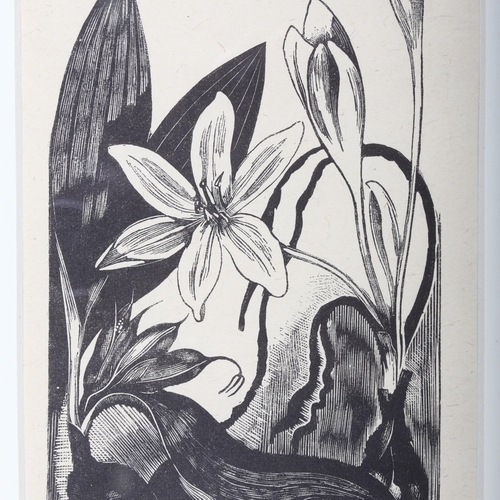 403 - John Northcote Nash (1893-1977), wood engraving on Renker’s Ingres paper, Meadow Saffron, 15cm x 9.5... 