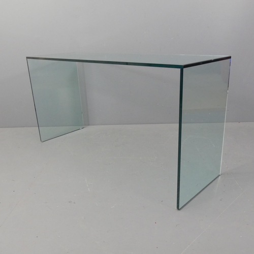 2237 - TONELLI DESIGN - A contemporary glass Gulliver console table. Length 140cm, height 71cm, depth 45cm.... 