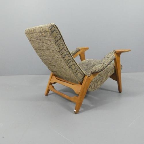 2086 - A J MILNE (Andrew John Milne) - a mid-century adjustable lounge chair, Hollmoak for E Horace Holm, c... 