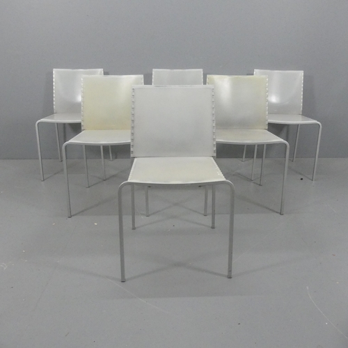 2250 - Marco Maran for Desalto, a set of 6 Italian Zip chairs with moulded maker’s marks... 