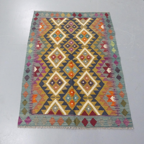 2269 - A Maimana Kilim rug.  Length 144cm, with 100cm.