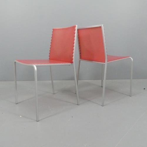 2249 - Marco Maran for Desalto, a set of 4 Italian Zip chairs with moulded maker’s marks.... 