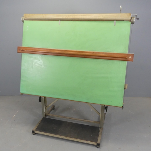 2544 - A vintage adjustable architect's drafting stand, with label for ADMEL. Dimensions as pictured - widt... 