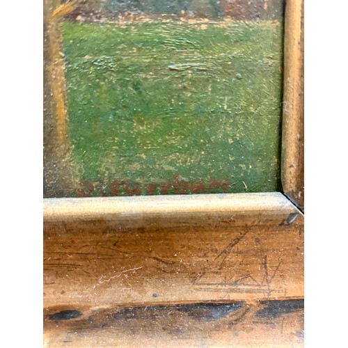 322 - Early 20th century European School impressionist landscape, indistinctly signed, 34cm x 23cm, framed