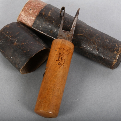 133 - R Timmins?, an Antique cased forestry wood scriber