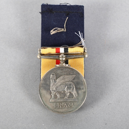 165 - An Iraq War medal and bar, dated 19th March - 28th April 2003, named to 25121119 TPR PT Emmerson Sco... 