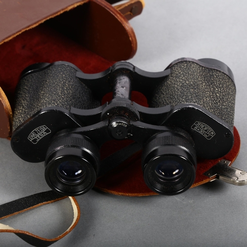 172 - A pair of Carl Zeiss Jena 8x30 W binoculars, serial no. 4242118, cased