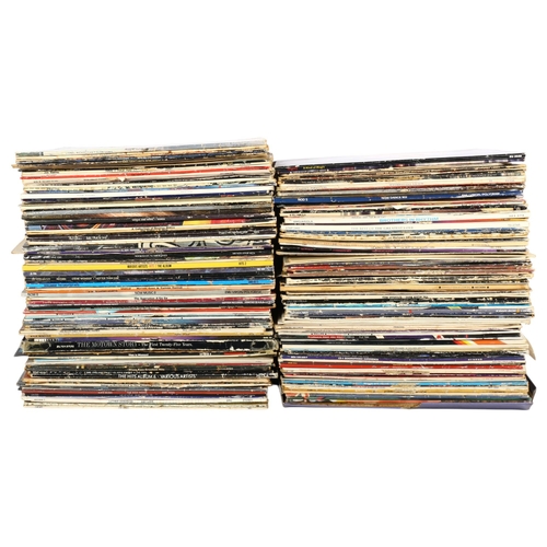 261 - A large quantity of vinyl LPs, various artists and genres, including Rod Stewart, Stevie Wonder, The... 