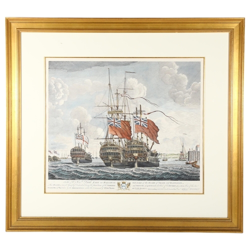 301 - A group of 3 Naval related prints, including 