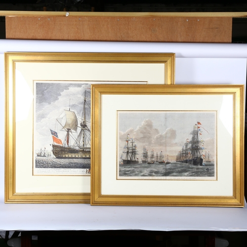 301 - A group of 3 Naval related prints, including 